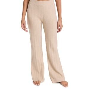Lunya Cozy Cotton Silk Variegated Rib Flare Pants Sz. Medium